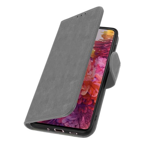 Avizar Étui pour Samsung Galaxy S20 FE Folio Intégrale Porte-carte Fonction Support Gris