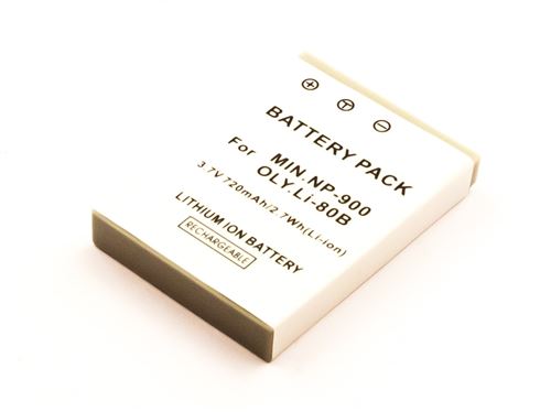 Battery similar ROLL Prego dp4200, MIN NP-900, Li-ion, 3,7V, 720mAh, 2,7Wh