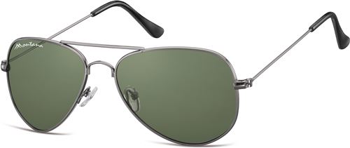 Montana lunettes de soleil unisexe cat.3 anthracite/vert (S94C)