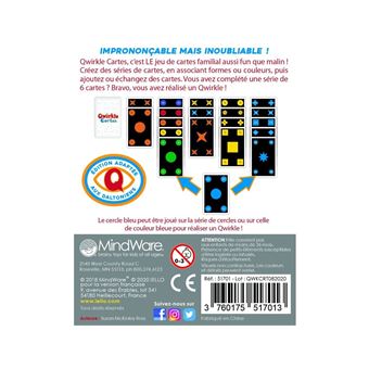 Jeu de cartes Iello Qwirkle Cartes