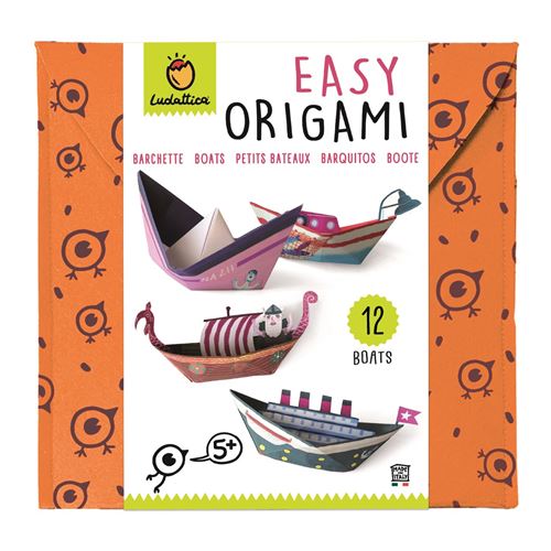 LUDATTICA loisirs créatifs origami EASY ORIGAMI BATEAUX Multicolore