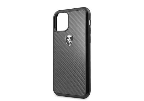 Coque Ferrari Heritage Carbone pour iPhone 11 Pro noir