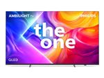 Philips The One 85PUS9000 - Classe de diagonale 85" TV LCD rétro-éclairée par LED - QLED - Smart TV - TITAN OS - 4K UHD (2160p) 3840 x 2160 - HDR - Quantum Dot - bronze