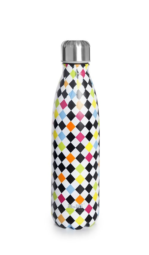bouteille isotherme double paroi arlequin 500 ml