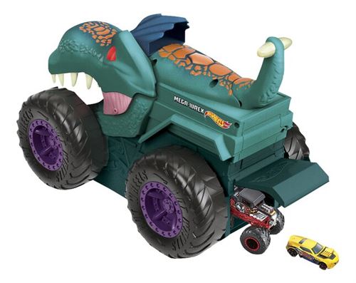 HOT WHEELS - Monster Truck - Voiture Chompin Mega Wrex Extr&ecirc;me