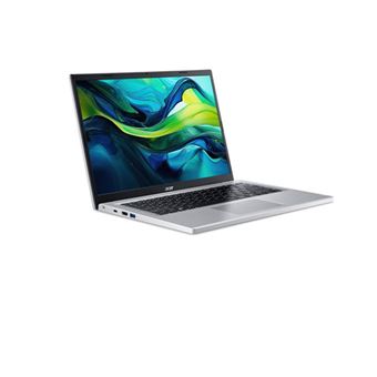 Acer Aspire Go 14 AG14-31P - Intel N-series - N100 / jusqu'à 3.4 GHz - Win 11 Home in S mode - UHD Graphics - 4 Go RAM - 128 Go SSD NVMe, UFS - 14" TN 1920 x 1200 - Wi-Fi 6 - Argent pur - clavier : Suisse Allemand