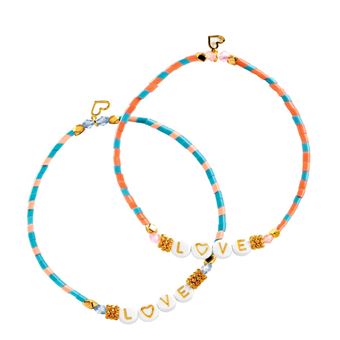 Création perle et bijou Djeco Bijoux duo bracelets Lettres You & Me