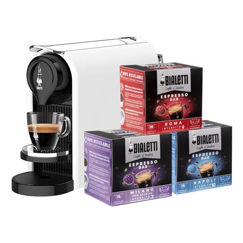 Bialetti Gioia Plus Semi-automatique Cafeti&egrave;re &agrave; dosette 0,5 L