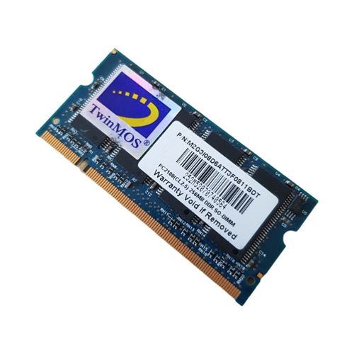 Barrette Mémoire 256Mo Ram Ddr Twinmos Pc2100 256Mb Ddr So-Dimm