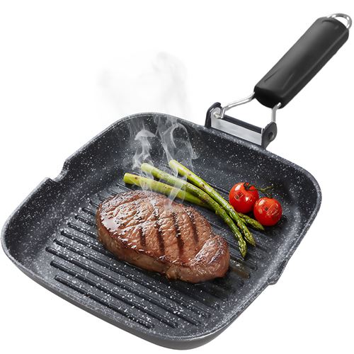 Briebe - Poêle à Griller - 28cm - Noir - Image 2