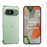 Protection D'Objectif En Verre Trempé Pour Google Pixel 9 Pro | Lot De 4 Films | Résistance Aux Rayures 9H | Installation Facile - 2