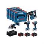 Kit 4 outils sans fil Bosch Professional 0615A500BJ 18 V