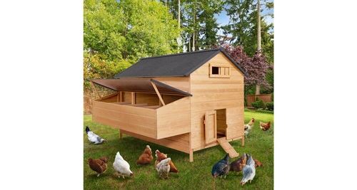 Comparer les prix de Poulailler chalet 15 à 18 poules avec pondoir en bois
