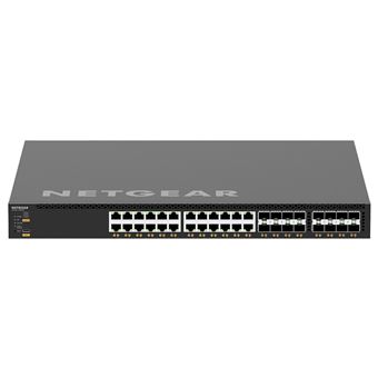 NETGEAR M4350 Series M4350-32F8V - Switch - L3 - Beheerd - 32 x 10 Gigabit SFP+ + 8 x 25 Gigabit SFP28 - luchtstroom van voorkant naar achterkant - rack-uitvoering - 1