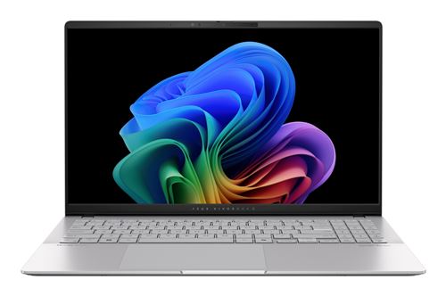 Asus Vivobook S 15 OLED S5507Qa-Ma038X - Conception De Charnière À 180 Degrés - Snapdragon X Plus - X1P-42-100 / Jusqu'À 3.4 Ghz - Win 11 Pro - Qualcomm Adreno - 16 Go Ram - 512 Go SSD Nvme - 15.6" OLED 2880 X 1620 (3K) @ 120 Hz - Wi-Fi 7, Bluetooth -