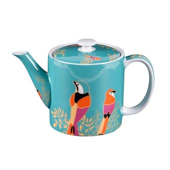 Coffret Théière Paraiso 0,8 L - Table Passion - Bleu - Porcelaine - 1