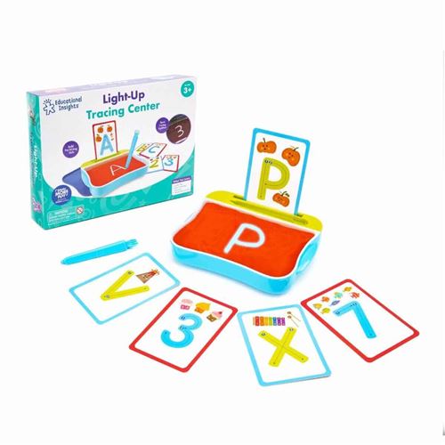 Learning Resources - Jeux D'Écriture - Plateau De Tracé Lumineux Light Up Tracing Center