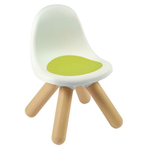 Chaise enfant - Kide chaise - Verte et beige