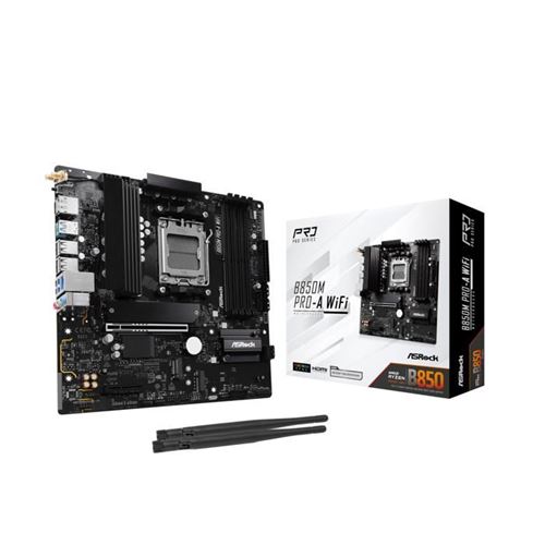 Carte Mère - ASROCK - B850M Pro-A - WiFi intégré - Micro ATX - AMD AM5