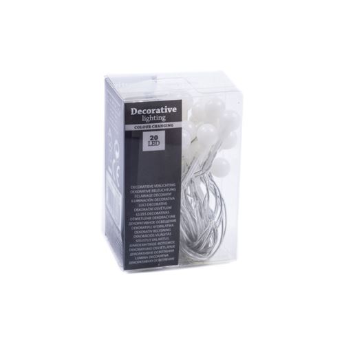 GENERIQUE - Guirlande Lumineuse Mini Sphères - 20 LED - 2,3 m - Image 3