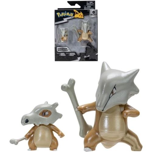 Pokémon - Pack évolution Osselait (5 cm) & Ossatueur (10 cm)