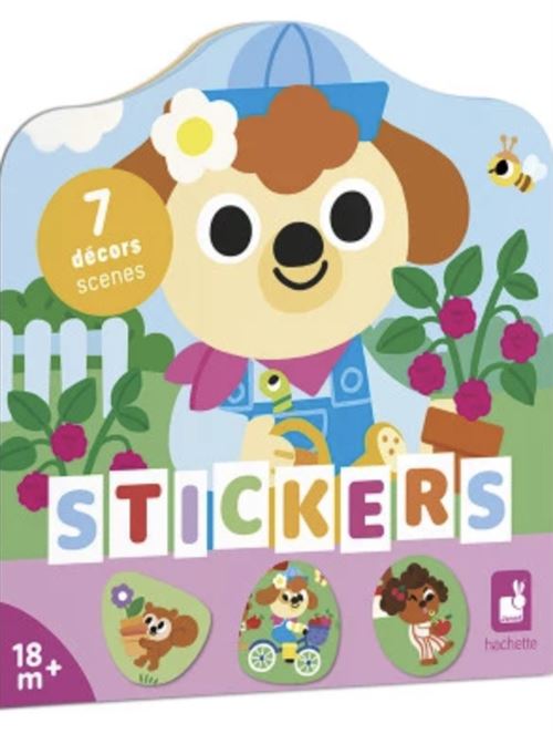 Stickers 18 mois - La campagne - Janod