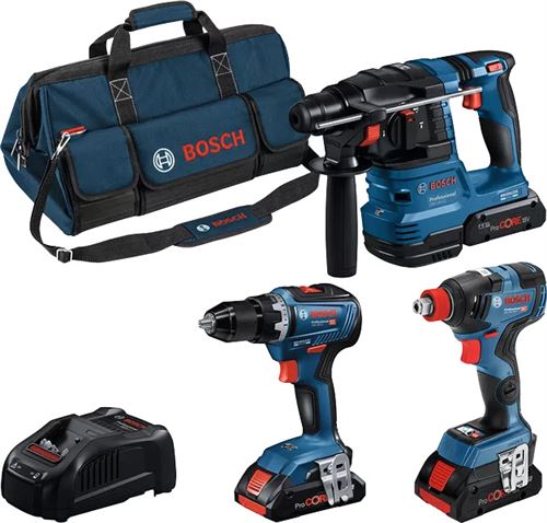 Bosch Combo Kit 3 Outils 18V - Image 2