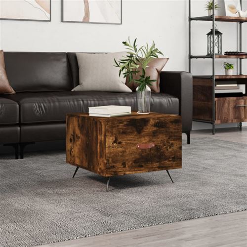 Vidaxl Table Basse - Chêne Fumé - Image 3