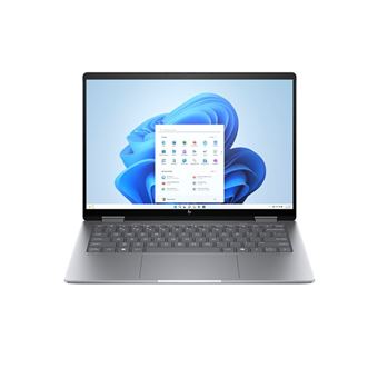 HP ENVY x360 Laptop 14-fa0450nz - Conception inclinable - AMD Ryzen 5 - 8640HS / jusqu'à 4.9 GHz - Win 11 Home - Radeon 760M - 16 Go RAM - 1 To SSD NVMe - 14" OLED écran tactile 2880 x 1800 (2.8K) @ 120 Hz - Wi-Fi 7, Bluetooth - aluminium argent météo