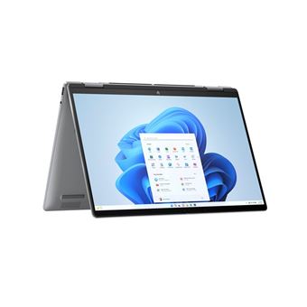 HP ENVY x360 Laptop 14-fa0450nz - Conception inclinable - AMD Ryzen 5 - 8640HS / jusqu'à 4.9 GHz - Win 11 Home - Radeon 760M - 16 Go RAM - 1 To SSD NVMe - 14" OLED écran tactile 2880 x 1800 (2.8K) @ 120 Hz - Wi-Fi 7, Bluetooth - aluminium argent météo