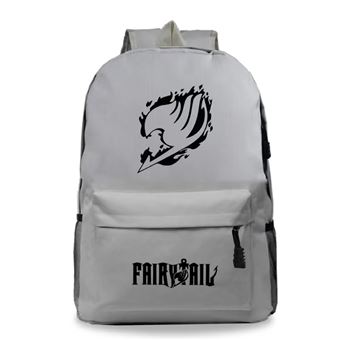 Sac Dos Fairy Tail pour Gar on et Filles SD3514 30 12 42 cm Gris