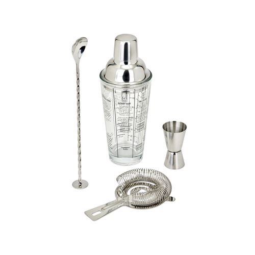 Non Communiqué Argent Set À Cocktails Livoo Gs156