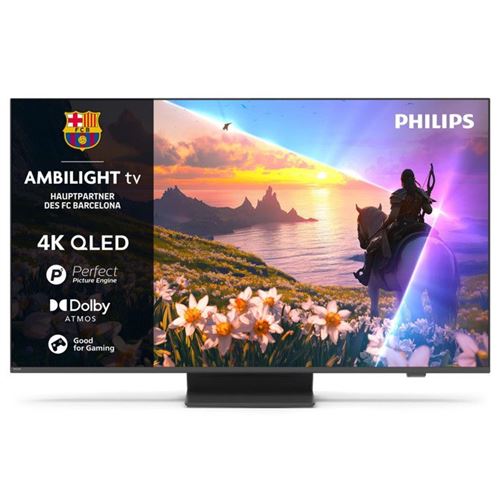 Téléviseur QLED PHILIPS 43PUS8600 12 43 4K Ultra HD Ambilight 3 côtés Smart TV