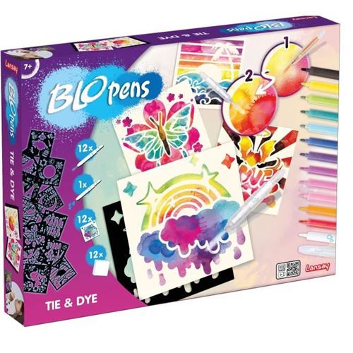 LANSAY - Blopens - Tie & Dye - Activités Artistiques - Coloriage et Dessins - Des 7 ans