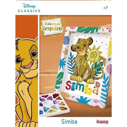 Non Communiqué Multicolore Jeu De Création Collection Sequins Simba Le Roi Lion