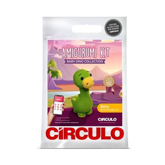 Kit Amigurumi Bébé Brontosaure - Circulo(...) - Vert - 1