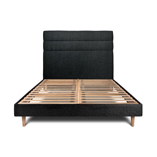 Sommeil De Plomb Noir Lit Tapissier - Image 2