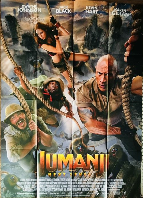 Affiche de Cinéma Originale - Jumanji next level - 2019 - Karen Gillan - 116x158cm
