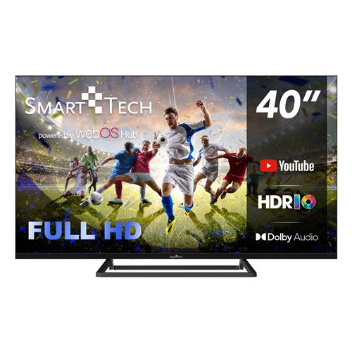Smart Tech TV LED Full HD 40' (100 cm) Smart TV Web OS 40FW01V3 Molotov, Netflix, Prime Video, Disney 3xHDMI 2xUSB Dolby Audio