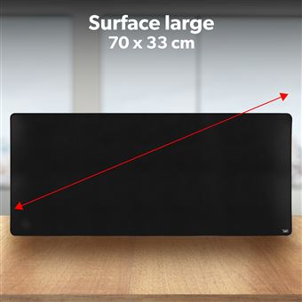 T'nB - Tapis de souris - sous-main, souple - taille XXL - noir