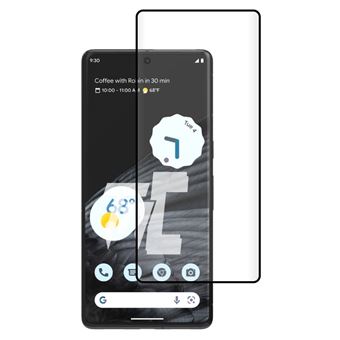 Verre trempé 3D pour Pixel 7 Pro - Noir Full Glue - 1