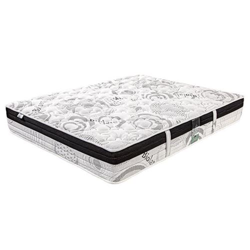 Matelas Latex Bio 140x190 cm - LUXURY LITERIE - 10 zones de confort - R&eacute;versible - Orthop&eacute;dique