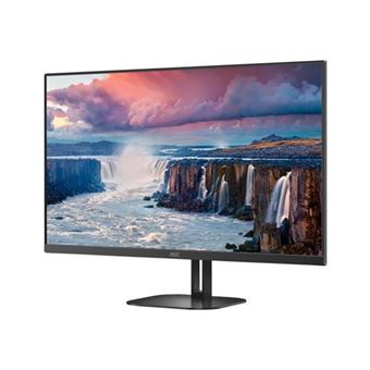 AOC Value-line 27V5CE/BK - V5 series - écran LED - 27" - 1920 x 1080 Full HD (1080p) @ 75 Hz - IPS - 300 cd/m² - 1000:1 - 4 ms - HDMI, USB-C - haut-parleurs - noir