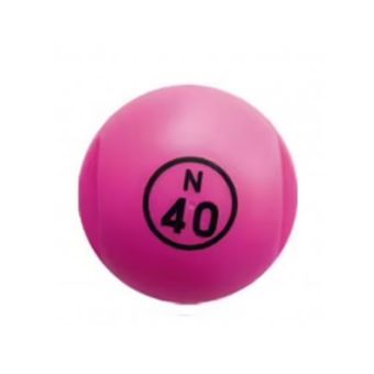 Boite boule de loto magnetique et 100 pions rose foncé - couvercle aimant ramasse jetons  rangement - accessoires - set bingo et carte - 1