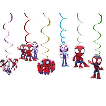 10€02 sur Decoration Spiderman Anniversaire FONGWAN Ensemble de