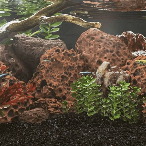 Comparer les prix de vidaXL Lavastenen 10 kg 10-30 cm rood3217186