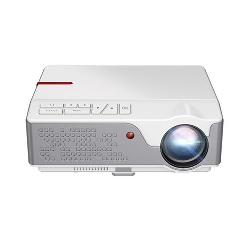 Vidéoprojecteur FLZEN FX 6000 Lumen 1080p FULL HD 15000:1 Supporte 4K 300 Max Retroprojecteur Smartphone Recopier l’écran Adaptateur HDMI