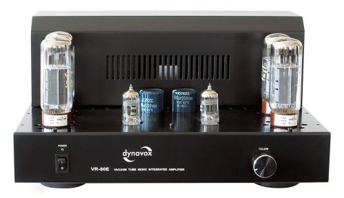Dynavox amplificateur à tube chromé mono 80Watt |8 Ohm / 4 Ohm connections | 230Volt/50hz