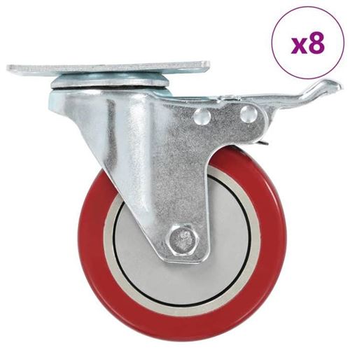 Vidaxl Roulettes Pivotantes 100 Mm - Image 3