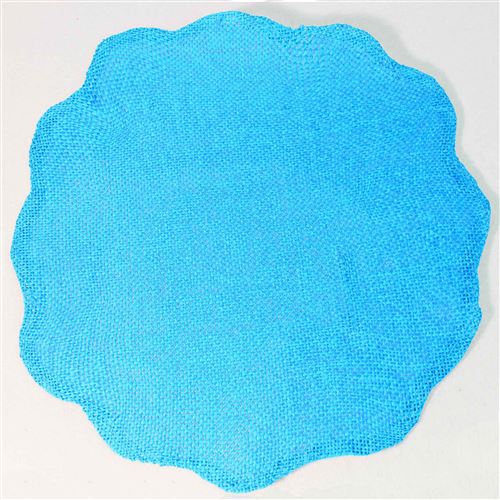 Set de table (0) 38 cm fibre papier fleur Turquoise